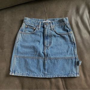 Helmut lang femme denim utility skirt